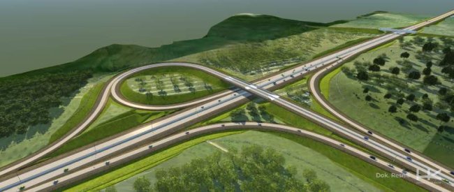 Hutama Karya Sambungkan Backbone, Sejumlah Ruas Jalan Tol Trans Sumatera Tahap II Mulai Konstruksi