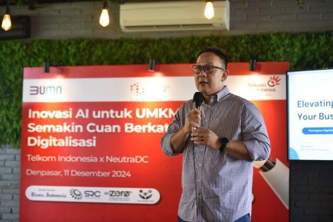 Telkom dan NeutraDC Latih UMKM Bali Semakin Cuan dengan AI