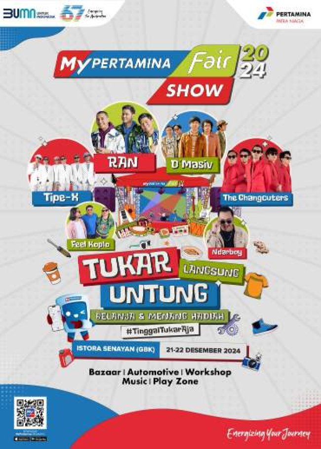 MyPertamina Fair Show Hadir Manjakan Pelanggan, #TinggalTukarAja Bisa Nonton RAN hingga The Changcuters