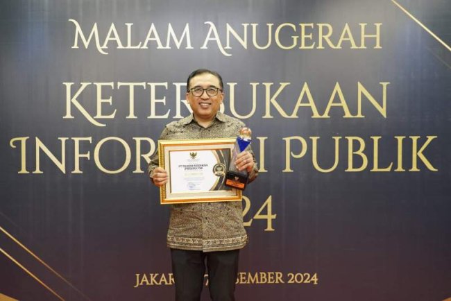 Telkom Raih Peringkat 2 Badan Publik Kualifikasi “Informatif” kategori BUMN pada Anugerah Keterbukaan Informasi Publik 2024