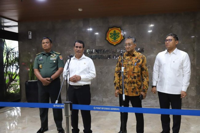 Mentan Amran, Menteri PU dan TNI AD Kompak Perkuat Kolaborasi Percepat Swasembada Pangan