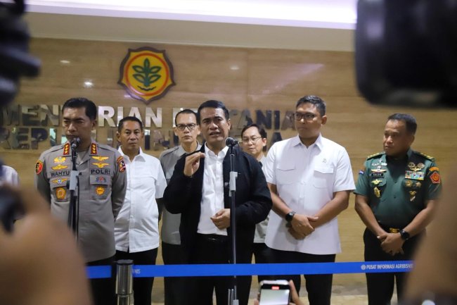 Mentan Amran Fasilitasi Kesepakatan Bulog dan PERPADI, Serap Gabah Petani Setara 2,1 Juta Ton Beras