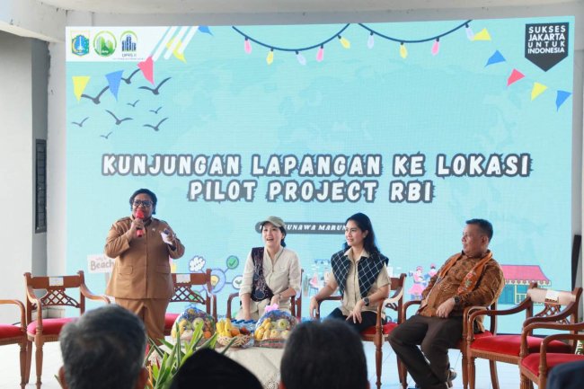 Wamendagri Ribka Bersama Menteri PPPA Kunjungi Pilot Project Rumah Bersama Indonesia di Marunda