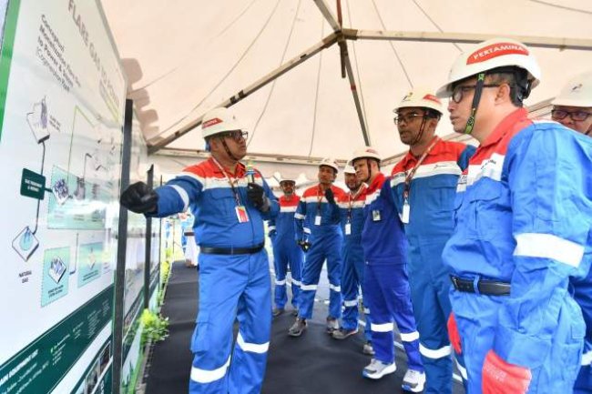 Dorong Energi Bersih, Pertamina Manfaatkan Gas Suar Kilang Menjadi Listrik