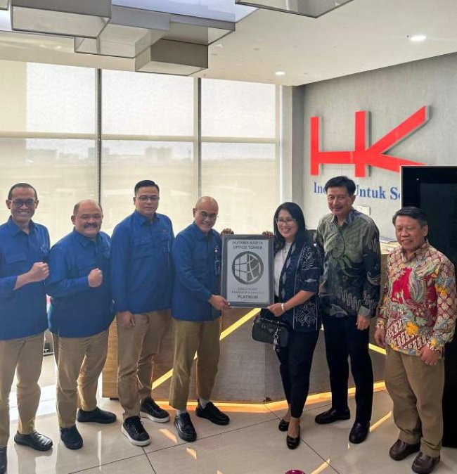 HK Tower Kembali Raih GREENSHIP “Platinum” dengan Skor Sempurna, Bukti Konsistensi dalam Berkelanjutan