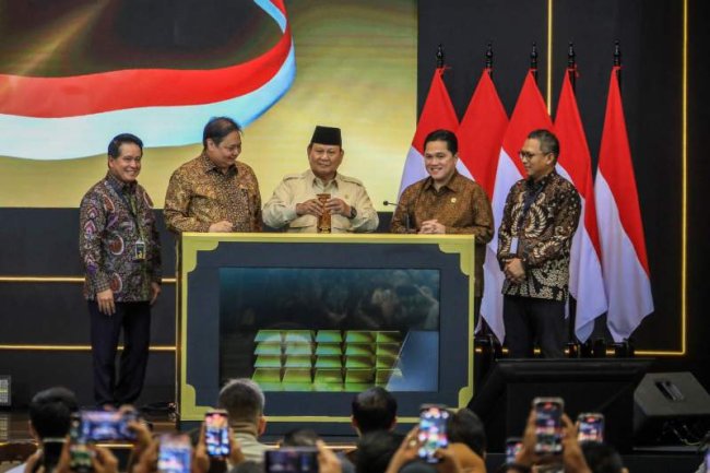 Presiden Prabowo Resmikan Bank Emas Pegadaian, BRI Group Semakin Optimis Perkuat Ekonomi Nasional