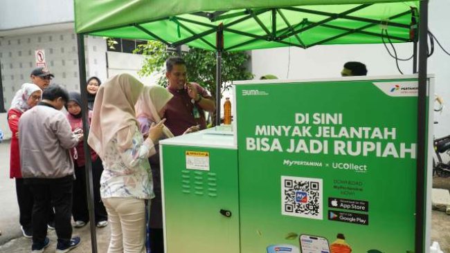 Minyak Jelantah Jadi Saldo Digital, IHC Dorong Pengelolaan Limbah Melalui Inovasi Vending Machine UCO