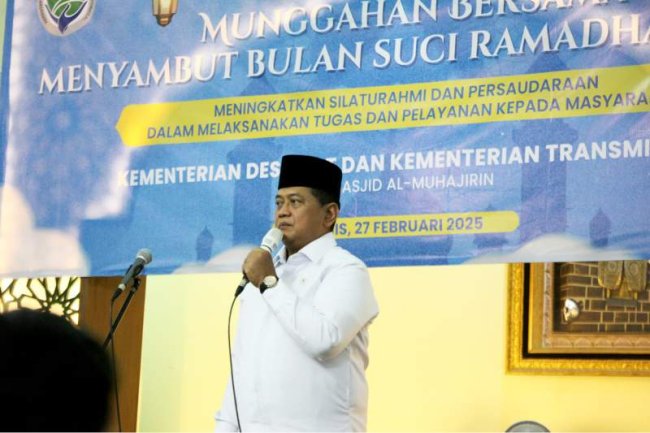 Sambut Ramadan 1446 H, Wamen Viva Yoga: Dengan Puasa Kita Tingkatkan Ketakwaan dan Pelayanan Kepada Masyarakat