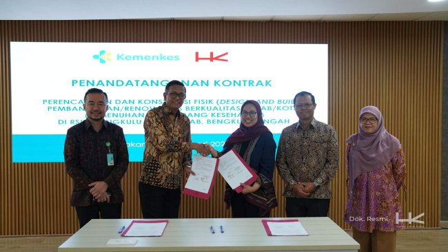 Dukung Prioritas Pemerintah Bidang Kesehatan, Hutama Karya Bangun RSUD Bengkulu Tengah