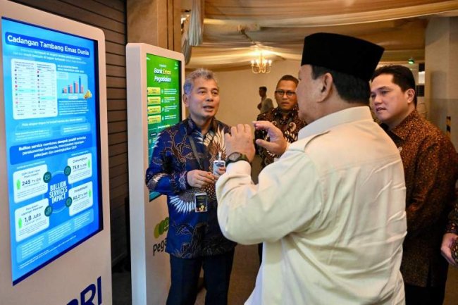 Bank Emas Pegadaian Diluncurkan, Direktur Utama BRI Sebut Jadi Sumber Pertumbuhan Baru
