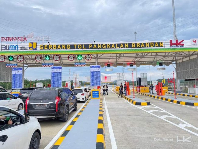 Mulai 11 Maret, Hutama Karya Operasikan Tanpa Tarif Tol Binjai - Langsa Seksi Tanjung Pura - Pangkalan Brandan