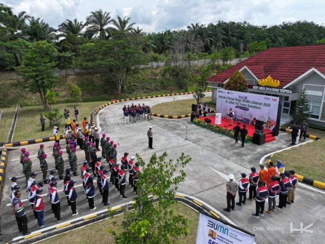Pastikan Mudik Tenang dan Menyenangkan, Hutama Karya Gelar Apel Siaga Serentak