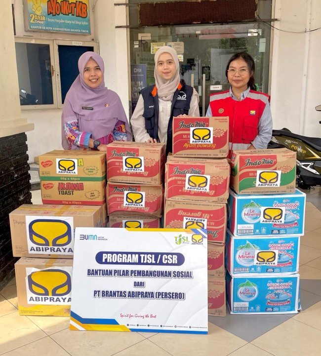 Brantas Abipraya Salurkan Bantuan untuk Korban Banjir Jabodetabek, Wujud Abipraya Peduli