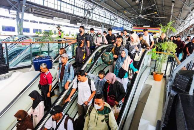 KAI Daop I Catat 54% dari 1 Juta Lebih Tiket Terjual untuk Keberangkatan Gambir dan Pasar Senen