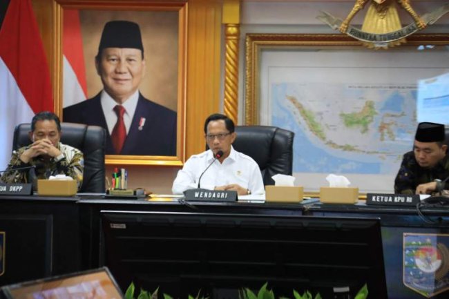 Mendagri Dorong Pemda yang Laksanakan PSU Perkuat Koordinasi dan Intensifkan Persiapan
