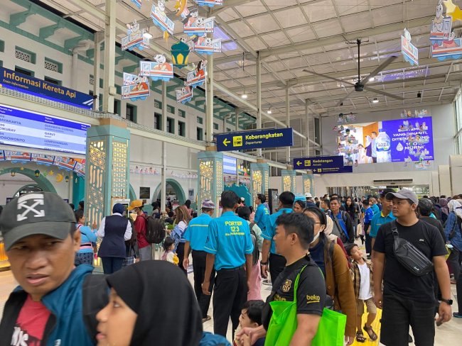650 Ribu Lebih Tiket KAJJ dari Stasiun Gambir dan Pasar Senen Telah Terjual pada H-8 Lebaran 