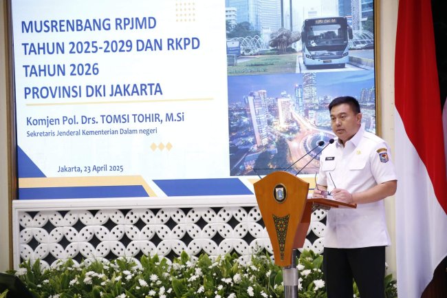 Sekjen Kemendagri Dorong Pemprov DKI Jakarta Mampu Tingkatkan Kinerja sebagai Kota Global