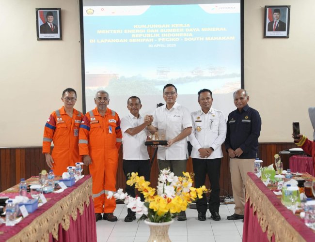 Menteri ESDM RI Tinjau Kegiatan Operasional Hulu Migas PHM: Komitmen Tingkatan Produksi Energi Nasional
