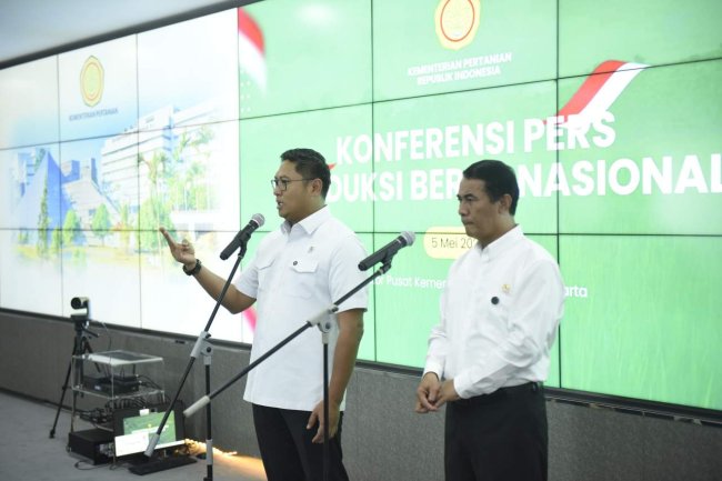 Produksi Beras Tertinggi Sepanjang Sejarah RI, Presiden Kembali Puji Duet Maut Amran dan Sudaryono