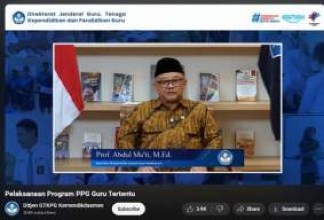 Kemendikdasmen Buka Program PPG bagi Guru Tertentu Tahun 2025, Dorong Sertifikasi Profesi Bagi Guru yang Aktif Mengajar