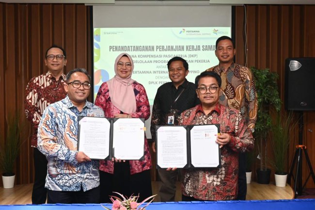 PT Pertamina International Shipping dan DPLK PertaLife Teken Kerja Sama Dana Pascakerja PT Pertamina International Shipping dan DPLK PertaLife Teken Kerja Sama Dana Pascakerja
