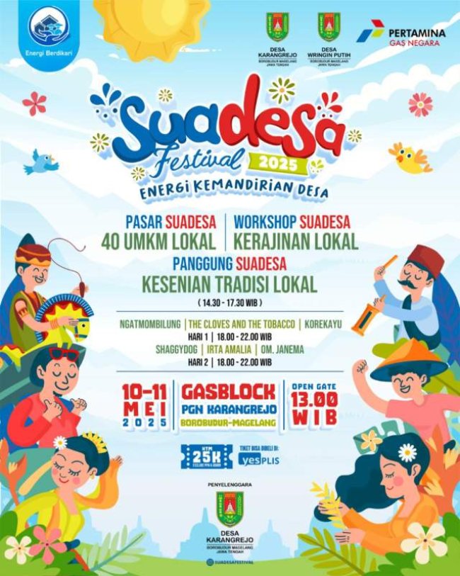 Gandeng UMKM dan Kesenian Lokal, PGN Dorong Energi Kemandirian Desa Lewat Suadesa Festival 2025 Gandeng UMKM dan Kesenian Lokal, PGN Dorong Energi Kemandirian Desa Lewat Suadesa Festival 2025