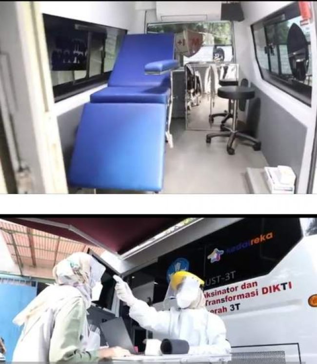 Kemendikbudristek Serahkan Mobil Vaksinasi kepada Pemprov DKI Jakarta