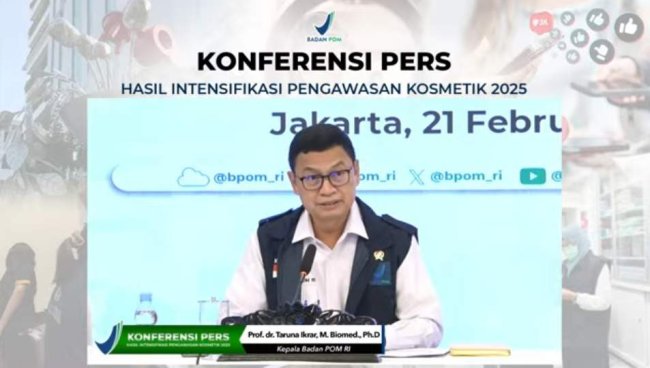 BPOM Temukan Rp31,7 Miliar Kosmetik Ilegal, Influencer Diminta Hati-hati dalam Promosi