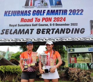 Kristina & Reicherin Giftrudy H Berkibar Saat Kejurnas Golf Di Medan  