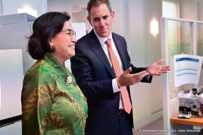 Menkeu Sri Mulyani dan Treasurer of Australia Sepakat Perkuat Kerja Sama