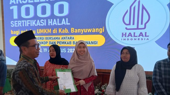 Alhamdulillah, 5.150 UMK di Banyuwangi Sudah Bersertifikat Halal