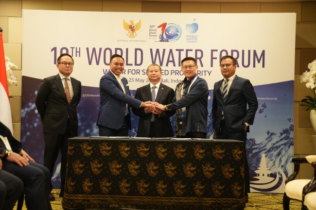 Holding BUMN Danareksa Buktikan Komitmen Nyata Untuk Mewujudkan Percepatan Akses Air Bersih di Indonesia dalam Ajang WWF ke10 Bali