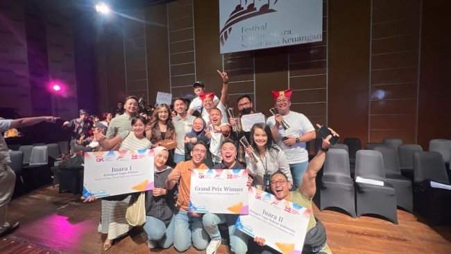 Multi Talenta, Bankir dalam BRILiaN Choir BRI Sabet Juara di Festival Paduan Suara Sektor Jasa Keuangan 2023