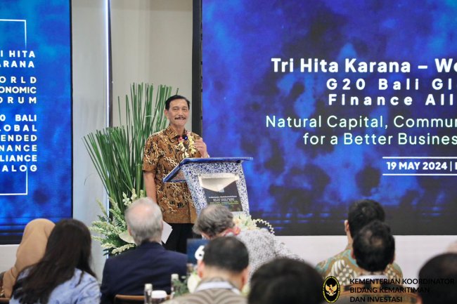 Luhut: NBS Indonesia Capai 1,5 GT CO2 Ekuivalen per Tahun
