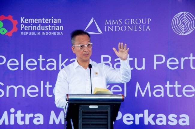 Menperin Resmikan Groundbreaking Smelter Nikel di Kalimantan Timur