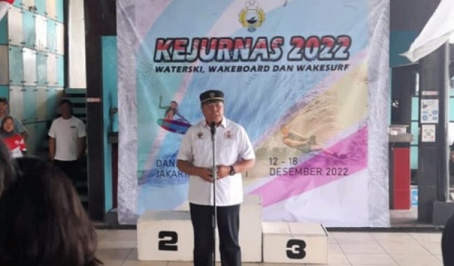 Teriakan Yel, Yel, Saat DKI Juara Umum Kejurnas Ski Air & Wakeboard 2022
