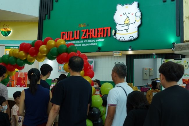 Gulu Zhuan: Cheese Ice Cream and Sagoo Cream Drinks Viral dari Hongkong Kini Hadir di Supermal Karawaci