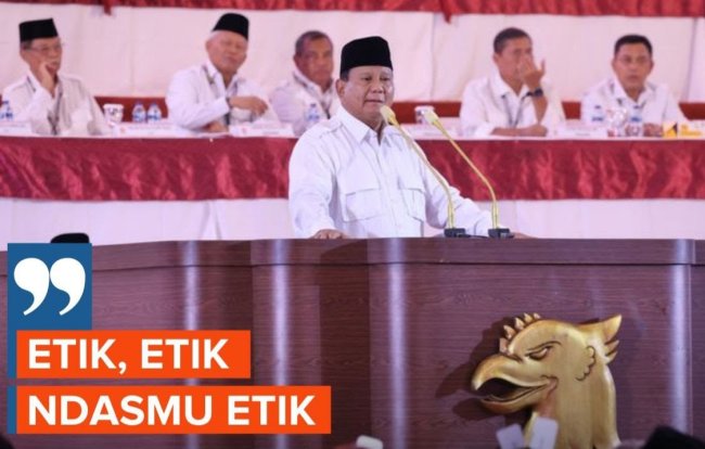 Begini Kata Prabowo Subianto Soal Video Viral Ndasmu Etik!