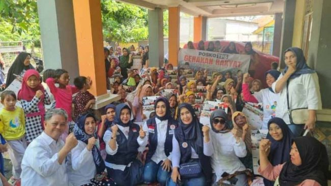 Gelorakan Kemenangan AMIN, Relawan Rajo Banies Bergerak ke Pemukiman Warga Bekasi