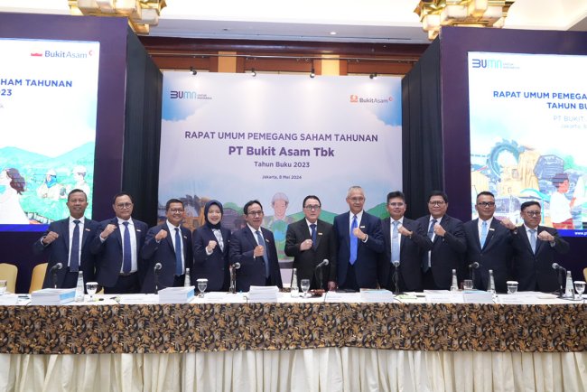 Bukit Asam Bagikan Dividen Sebesar Rp4,58 Triliun