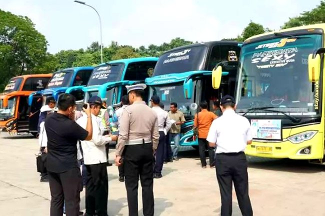 Sidak Kemenhub di Jakarta dan Bogor, Temukan 37 Bus Pariwisata Tidak Laik Jalan