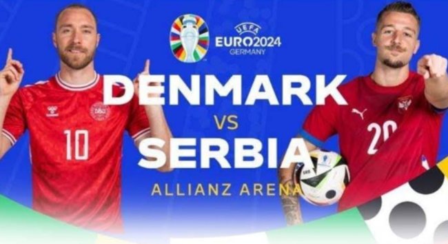Siaran Langsung EURO 2024: Duel Hidup Mati Denmark Kontra Serbia!