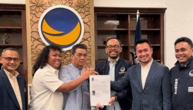 Ikuti Gerindra, Partai NasDem Resmi Usung Ariza-Marshel di Pilwalkot Tangsel