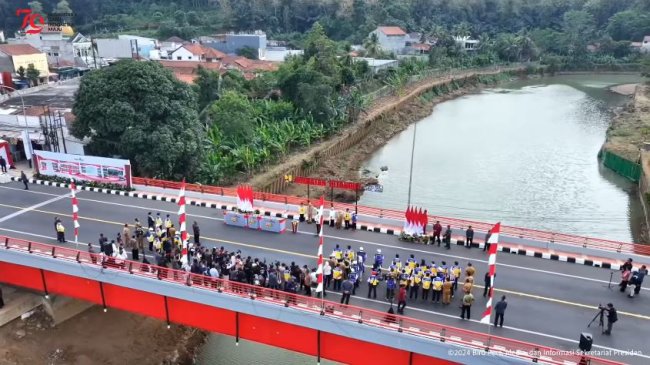 Jokowi Resmikan Infrastruktur Jalan dan Fasilitas Kesehatan di Jawa Barat