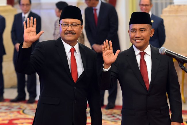 Jokowi Lantik Saifullah Yusuf Jadi Mensos dan Eddy Hartono sebagai Kepala BNPT