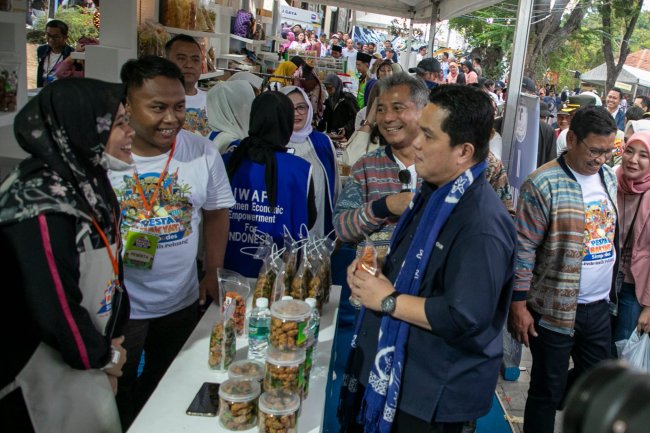 Pesta Rakyat Simpedes BRI, Erick Thohir: BUMN Punya Peran Percepat Peningkatan Kesejahteraan Rakyat