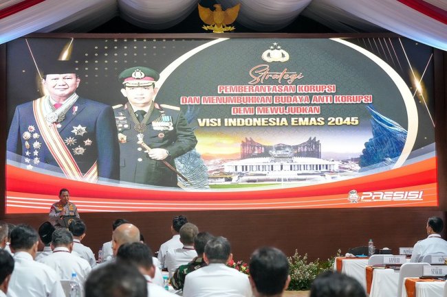 Ikuti Retret Kabinet, Kapolri Beri Materi Pemberantasan Korupsi