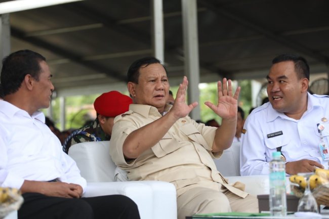 Menhan Prabowo dan Mentan Amran Disambut 35 ribu Petani Blora Jawa Tengah