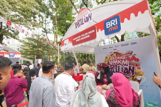 Rayakan HUT ke-79 RI, BRI Hadirkan Bazaar UMKM BRILiaN Pada Gelaran BRILiaN Independence Week 