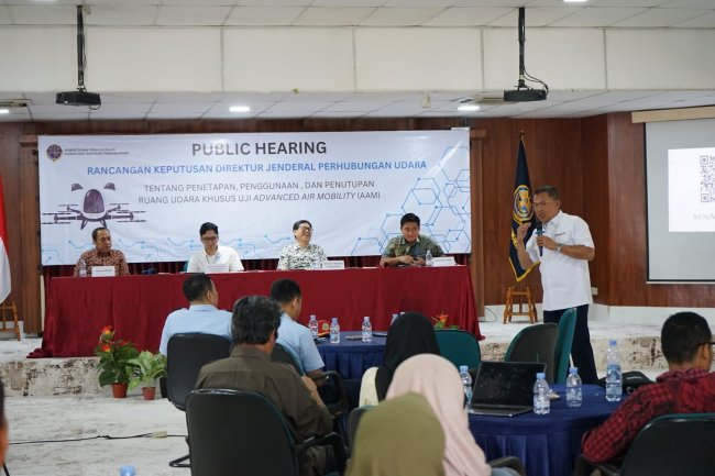 Sambut Transportasi Modern, Kemenhub Uji Publik Peraturan Juknis Advance Air Mobility